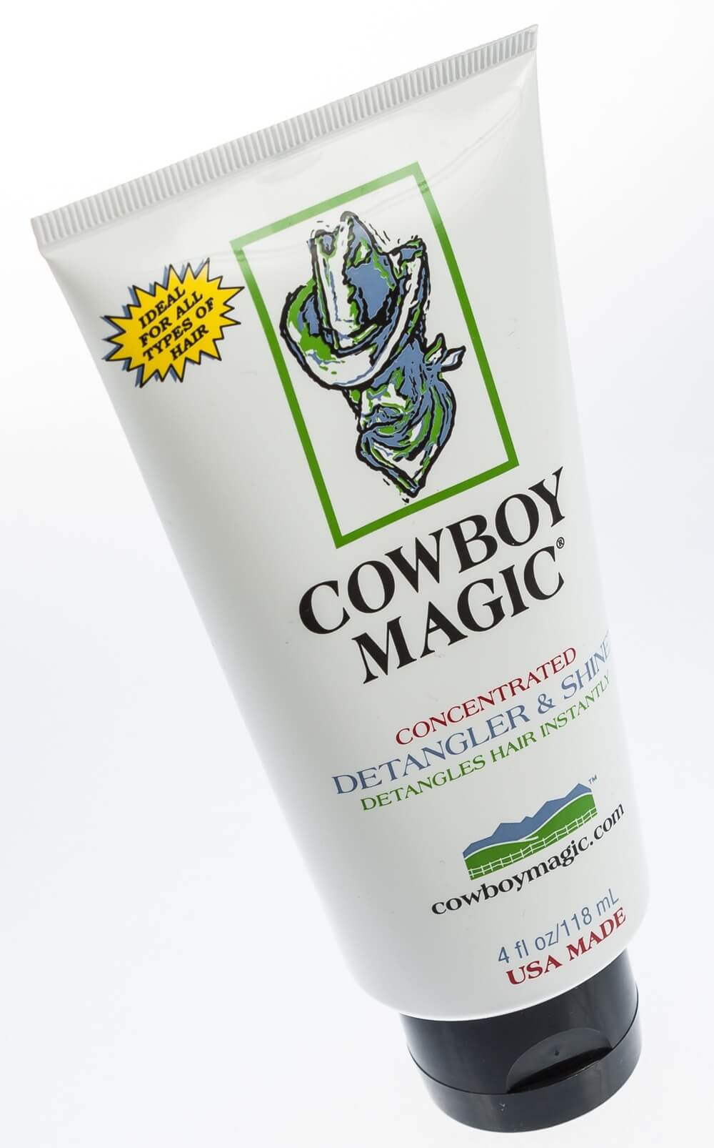 Cowboy Magic Detangler & Shine, 4 oz tube