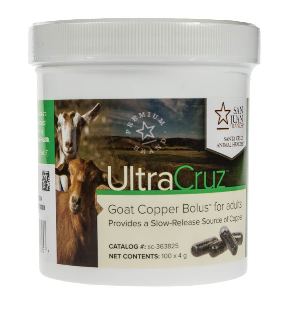 UltraCruz® Goat Copper Bolus for adults Santa Cruz Animal Health