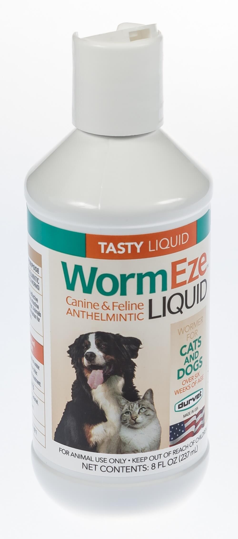 WormEze Liquid for Dogs & Cats, 8 oz Santa Cruz Animal Health