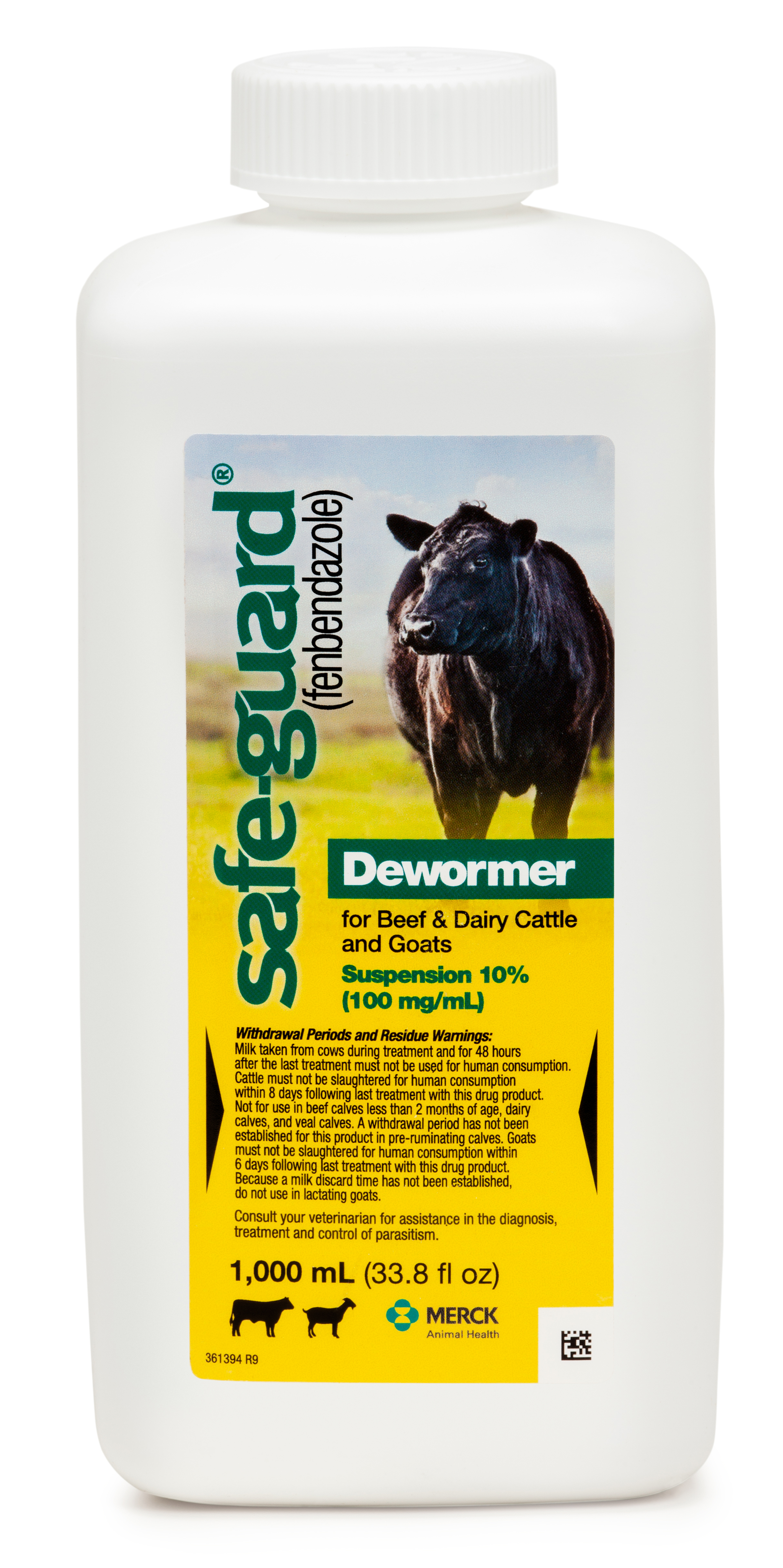 SafeGuard® Dewormer for Beef/Dairy Cattle and Goats 10 Suspension