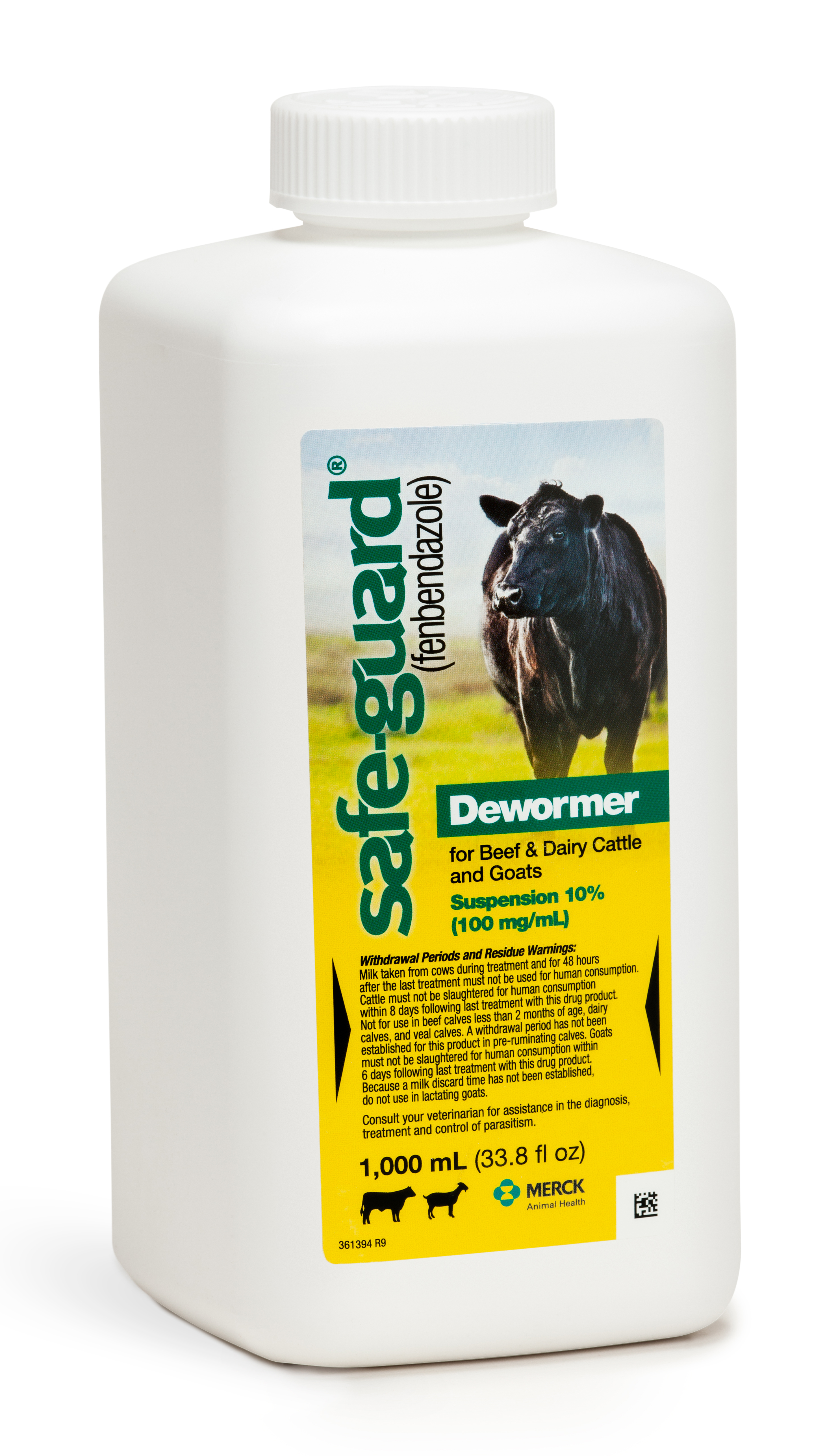 SafeGuard® Dewormer for Beef/Dairy Cattle and Goats 10 Suspension Santa Cruz Animal Health