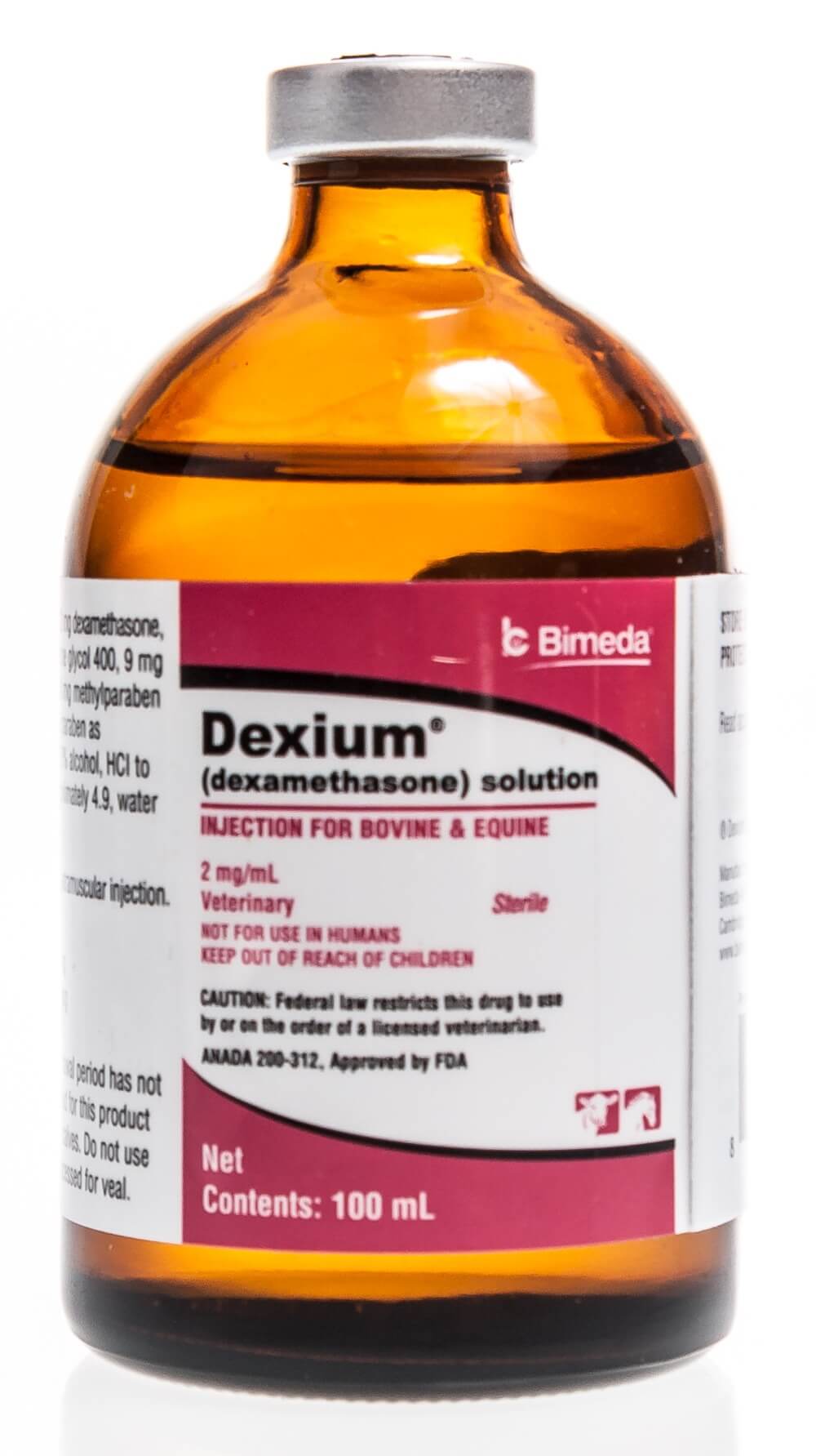 Dexamethasone Injectable 2 mg/ml, 100 ml Santa Cruz Animal Health