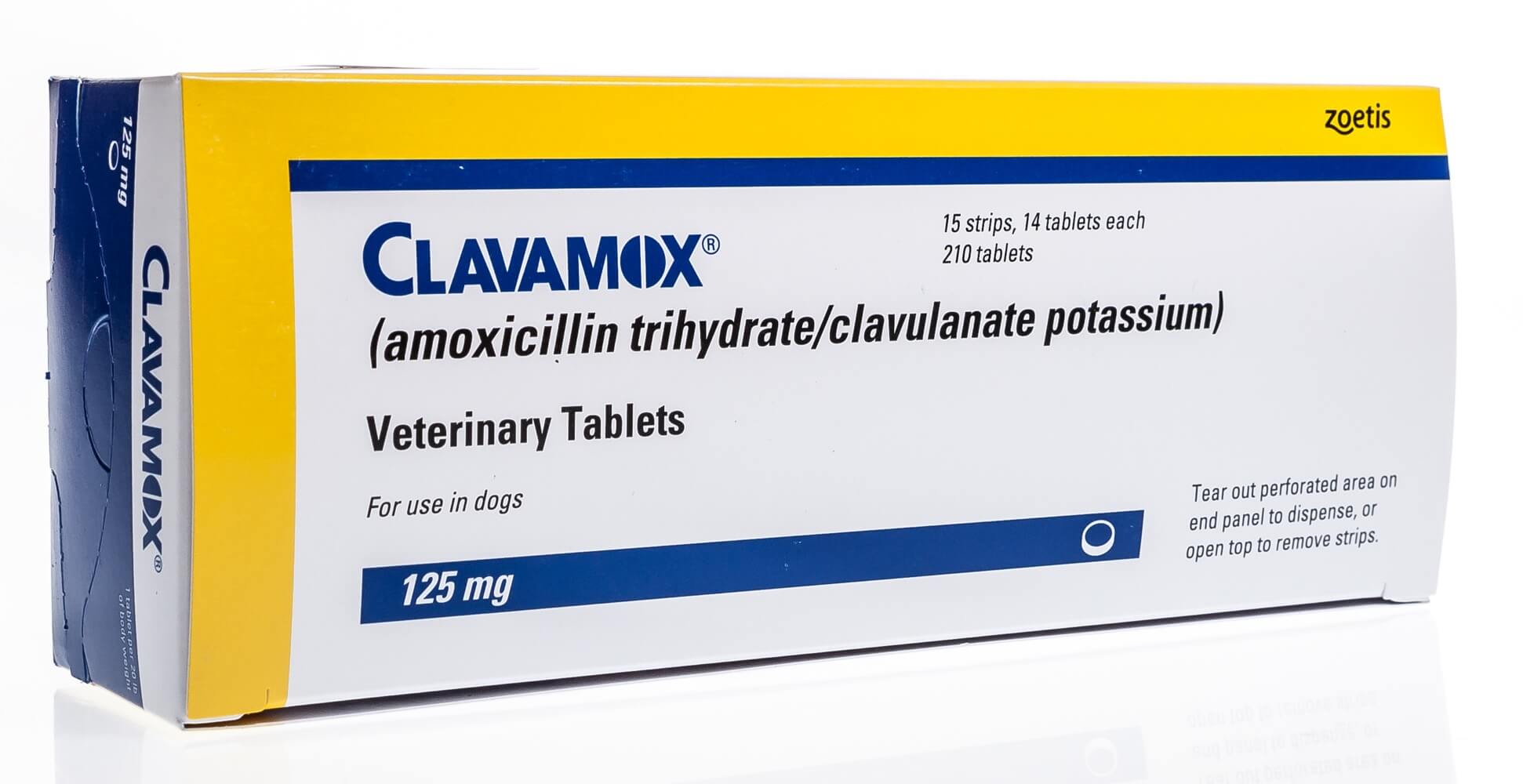 Clavamox® Tablets 125 mg, 210 ct Santa Cruz Animal Health