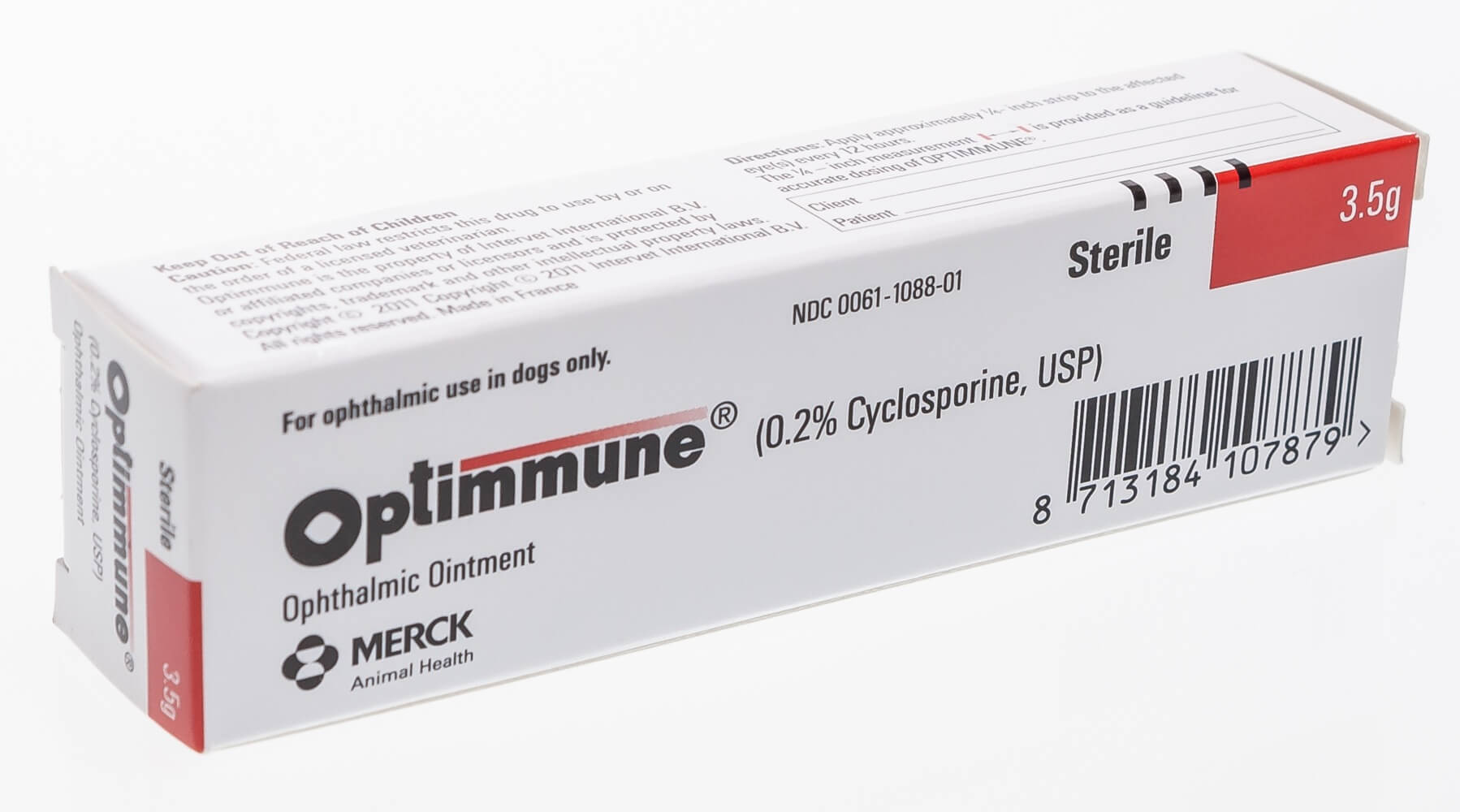 Optimmune Ophthalmic Ointment | Santa Cruz Animal Health