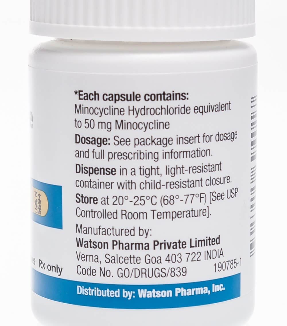 Minocycline HCl Capsule | Santa Cruz Animal Health