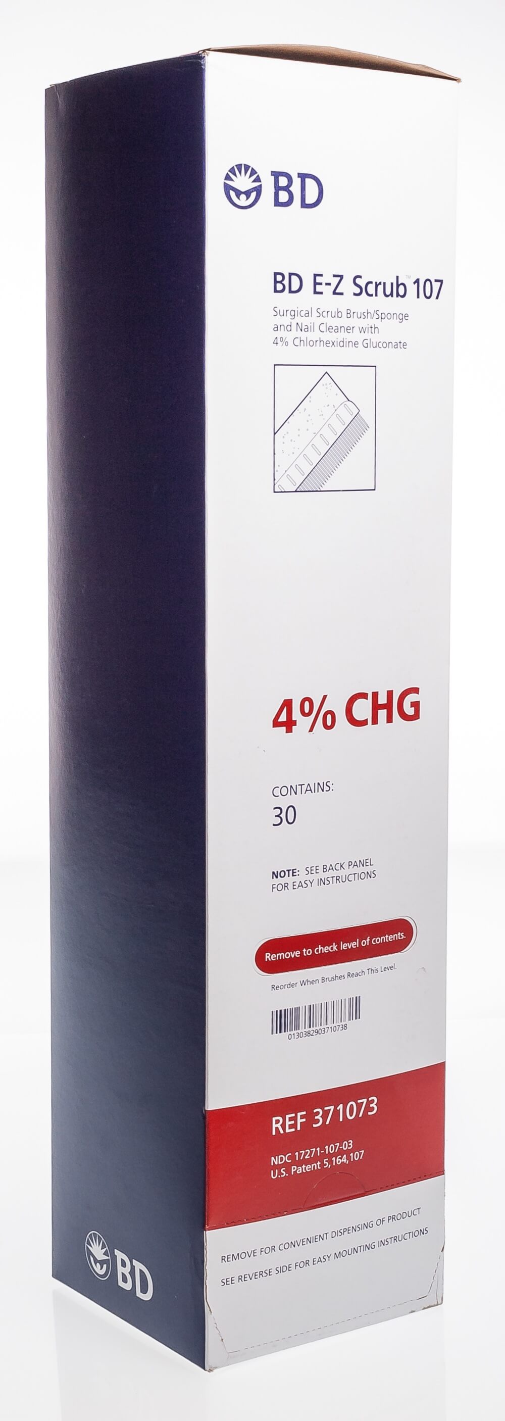 EZ Scrub Surgical Scrub brush with 4 CHG, 30/bx Santa Cruz Animal