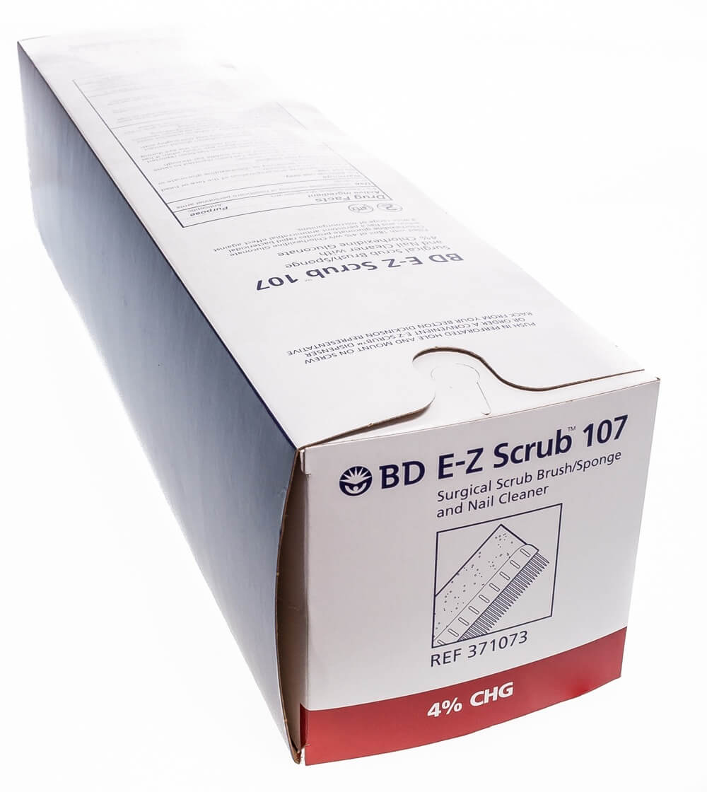 EZ Scrub Surgical Scrub brush with 4 CHG, 30/bx Santa Cruz Animal