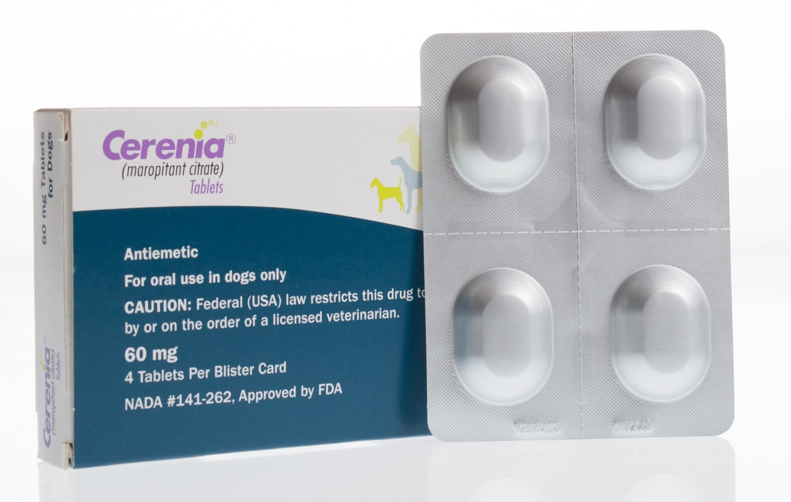 Cerenia® Tablets, 60 mg, 4/pk | Santa Cruz Animal Health