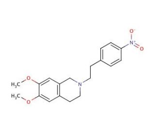 Tetrahydro Dimethoxy Nitrophenyl Ethyl Isoquinoline