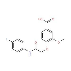 4 4 Fluoro Phenylcarbamoyl Methoxy 3 Methoxy Benzoic Acid SCBT