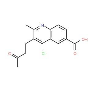 4 Chloro 2 Methyl 3 3 Oxo Butyl Quinoline 6 Carboxylic Acid CAS