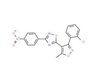 5 3 2 Chloro Phenyl 5 Methyl Isoxazol 4 Yl 3 4 Nitro Phenyl 1 2