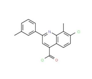 7 Chloro 8 Methyl 2 3 Methylphenyl Quinoline 4 Carbonyl Chloride