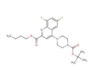 Butyl 4 4 Tert Butoxycarbonyl Piperazin 1 Yl 6 8 Difluoroquinoline 2