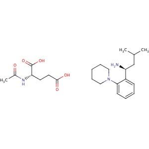 S S 3 Methyl 1 2 Piperidinophenyl Butylamine N Acetyl Glutamate