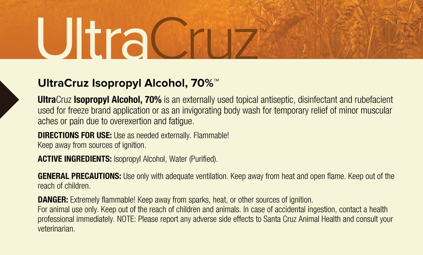 UltraCruz Isopropyl Alcohol 70 SCBT Santa Cruz Biotechnology