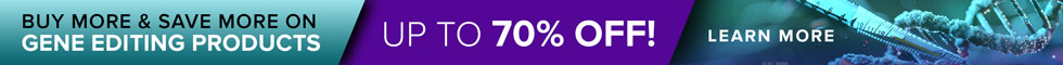 CRISPR Promo Banner stating up to 70% off