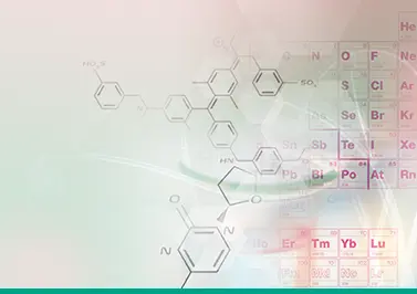 Santa Cruz illustration of common laboratory chemicals.