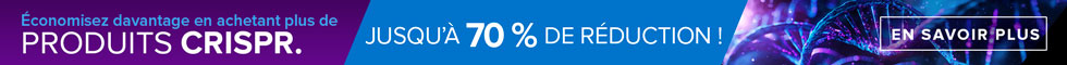 CRISPR Promo Banner stating up to 70% off