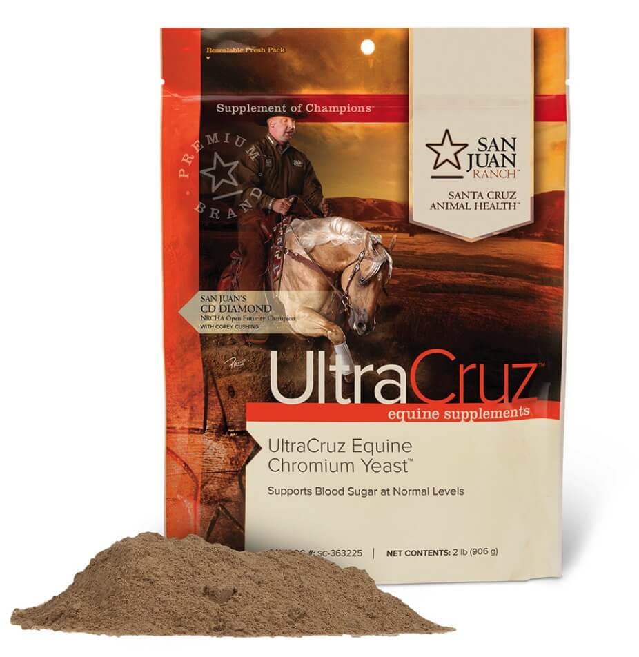 UltraCruz Equine Chromium Yeast Supplement for Horses, 2 lb, Powder