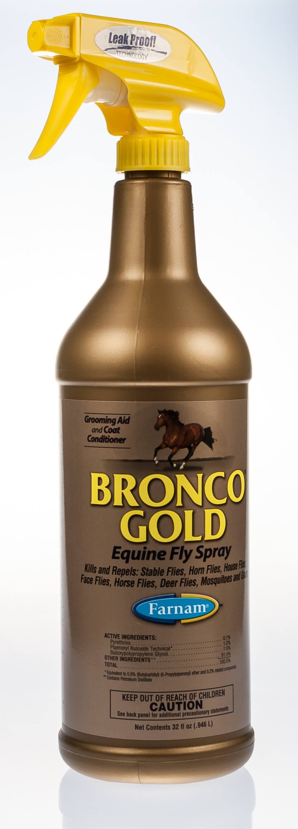 Bronco Gold Equine Fly Spray, 32 oz 86621056350 eBay