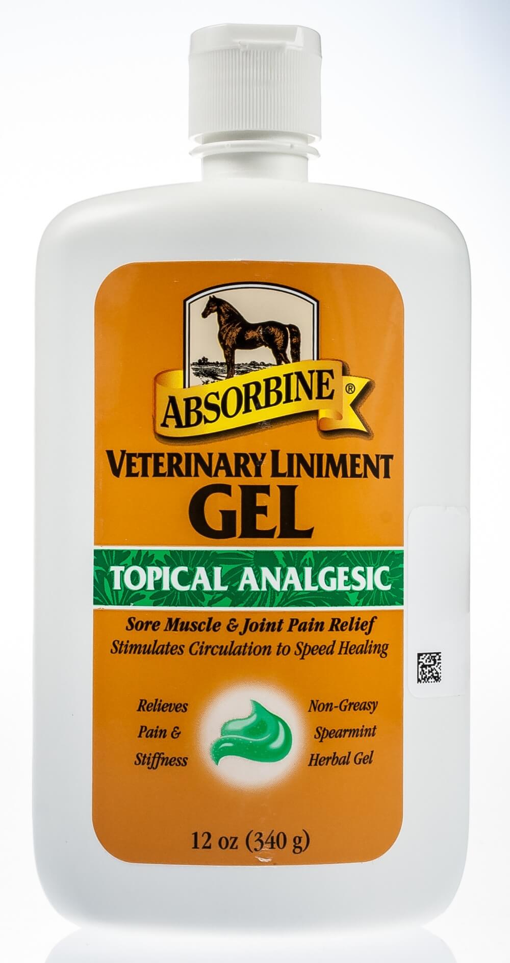 Absorbine Veterinary Liniment Gel, 12 oz 311444075012 eBay