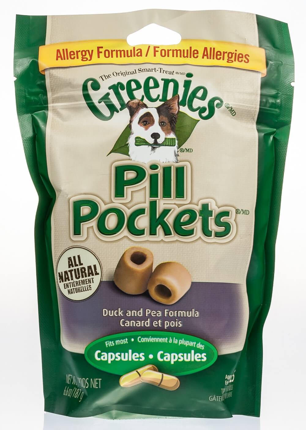 Greenies Pill Pockets, Allergy Formula, Duck + Pea Capsules, 25 ct eBay