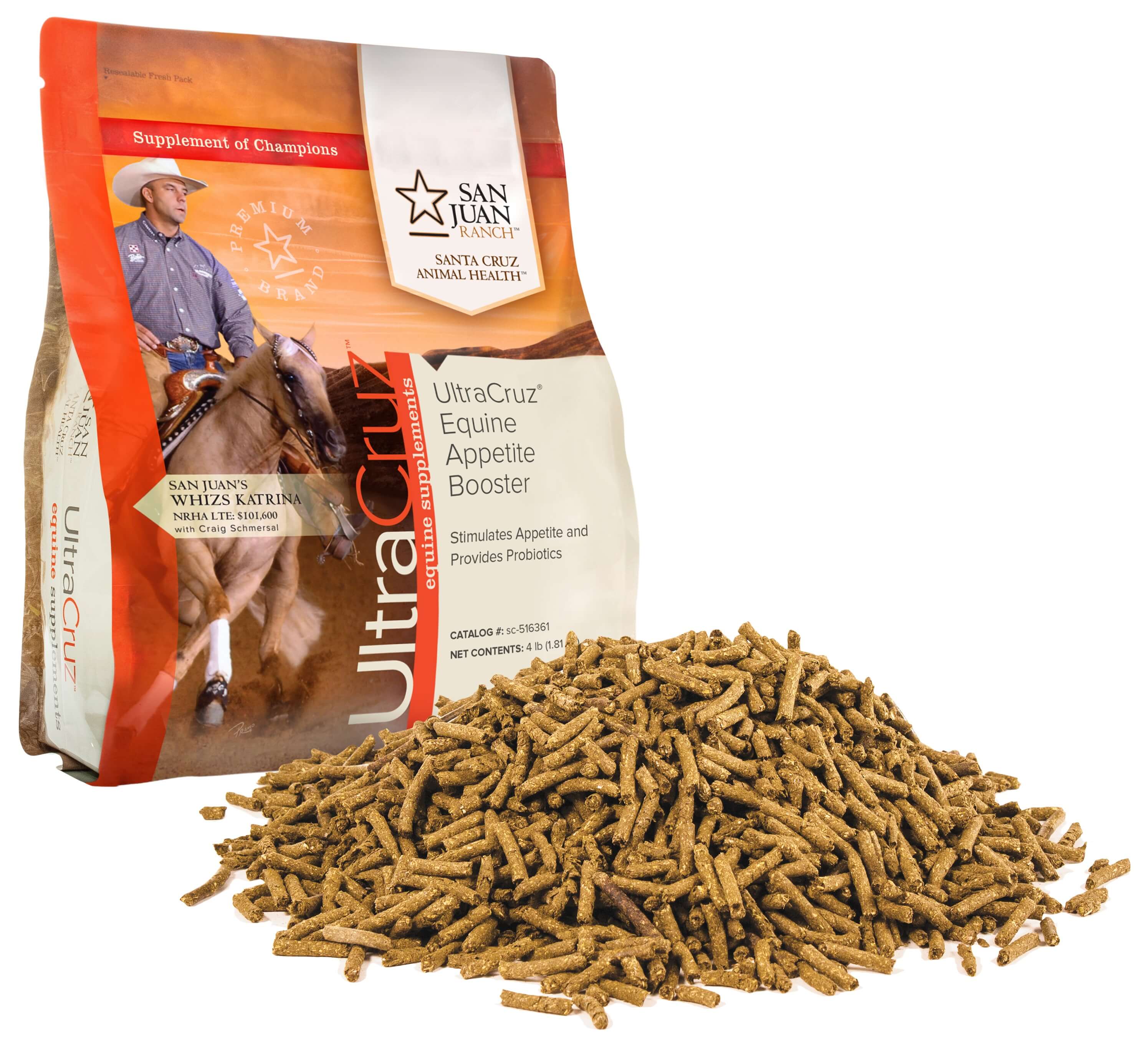 UltraCruz Equine Appetite Booster Supplement for Horses, 4 lb, Pellet (32 Days) 810500027496 eBay