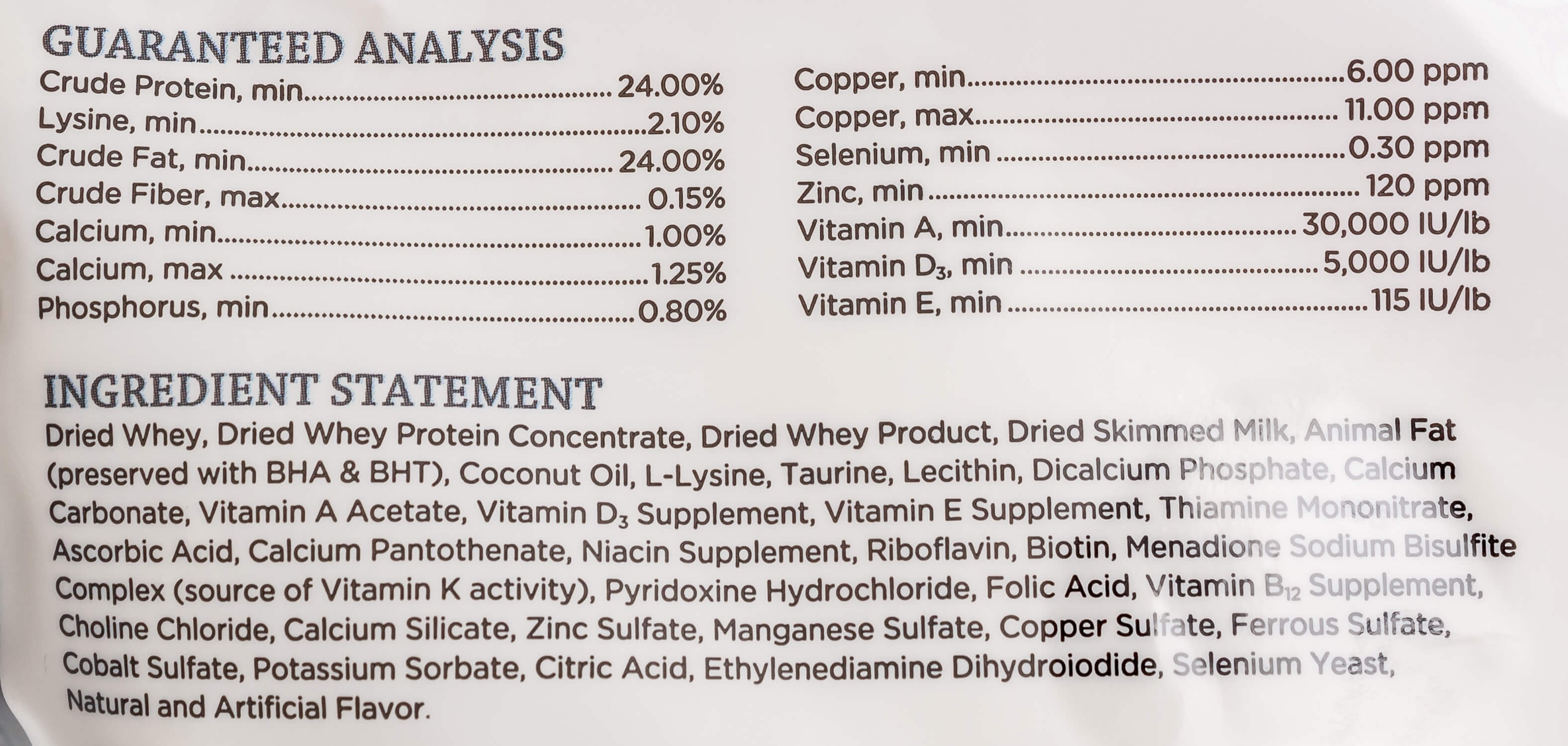 Grade A Ultra 24 Milk Replacer, 4 lb 616368428440 eBay