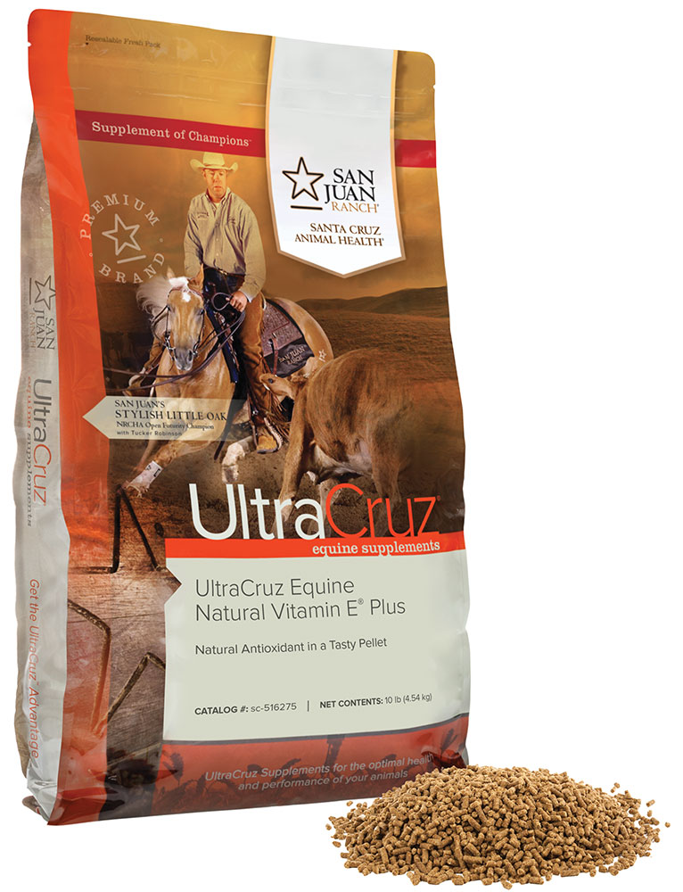 UltraCruz Equine Natural Vitamin E Supplement for Horses 10 lb Pellet