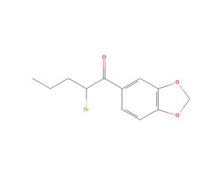 (&plusmn;)-1-(1,3-Benzodioxol-5-yl)-2-bromo-1-pentanone (CAS 146721-06-4) - chemical structure image