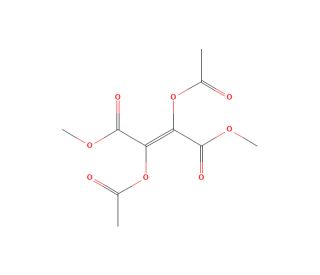 (2E)-2,3-Bis(acetyloxy)-2-butenedioic Acid 1,4-Dimethyl Ester (CAS 130-84-7) - chemical structure image
