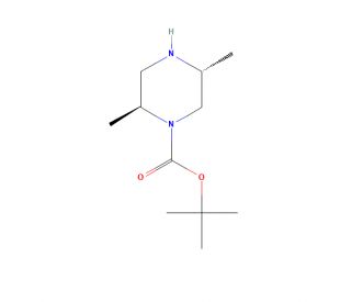 (2S,5R)-1-Boc-2,5-dimethylpiperazine (CAS 548762-66-9) - chemical structure image