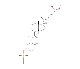 (3&beta;,5Z,7E)-3-(tert-Butyldimethylsilyloxy)-9,10-secocholestra-5,7,10(19)-triene-24-carboxylic Acid Methyl Ester (CAS 135359-42