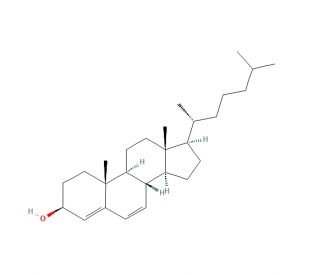 (3&beta;)-Cholesta-4,6-dien-3-ol (CAS 14214-69-8) - chemical structure image