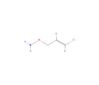 (3-trans-Chloroallyl)oxyamine (CAS 87851-77-2) - chemical structure image