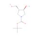 (3R,4R)-tert-Butyl 3-Hydroxy-4-(hydroxymethyl)pyrrolidine-1-carboxylate (CAS 635319-09-4) - chemical structure image