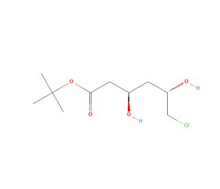 (3R,5S)-6-Chloro-3,5-dihydroxyhexanoic Acid tert-Butyl Ester (CAS 154026-93-4) - chemical structure image