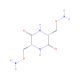 (3R,6R)-3,6-Bis[(aminooxy)methyl]-2,5-piperazinedione (CAS 16337-02-3) - chemical structure image