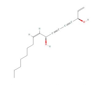 (3R,8S)-Falcarindiol (CAS 225110-25-8) - chemical structure image