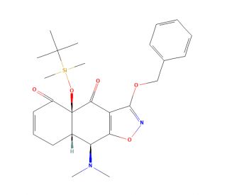 (4aS,8aS,9S)-3-(Benzyloxy)-4a-((tert-butyldimethylsilyl)oxy)-9-(dimethylamino)-8a,9-dihydronaphtho[2,3-d]isoxazole-4,5(4aH,8H