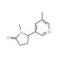 (±)-5-Methylcotinine (CAS 1076198-50-9) - chemical structure image