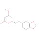 (6S)-6-[2-(1,3-Benzodioxol-5-yl)ethyl]-5,6-dihydro-4-methoxy-2H-pyran-2-one (CAS 19902-91-1) - chemical structure image