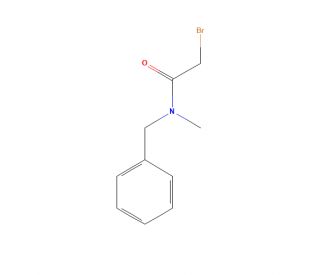 &alpha;-Bromo-N-benzyl-N-methylacetamide (CAS 73391-96-5) - chemical structure image