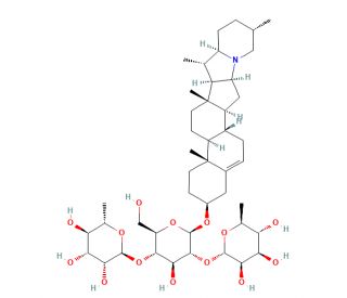 &alpha;-Chaconine (CAS 20562-03-2) - chemical structure image