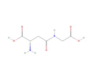 &beta;-L-Aspartylglycine (CAS 3790-52-1) - chemical structure image