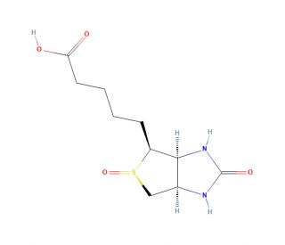(&minus;)-Biotin Sulfoxide (CAS 3376-83-8) - chemical structure image