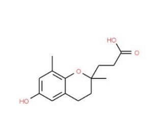 &delta;-CEHC (CAS 84599-16-6) - chemical structure image