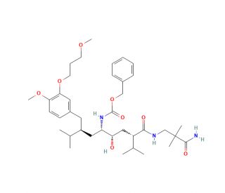 &delta;N-Benzyloxycarbonyl Aliskiren (CAS 1236549-06-6) - chemical structure image