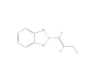 (E)-2-(1-Butenyl)-1,3,2-benzodioxaborole (CAS 106094-36-4) - chemical structure image